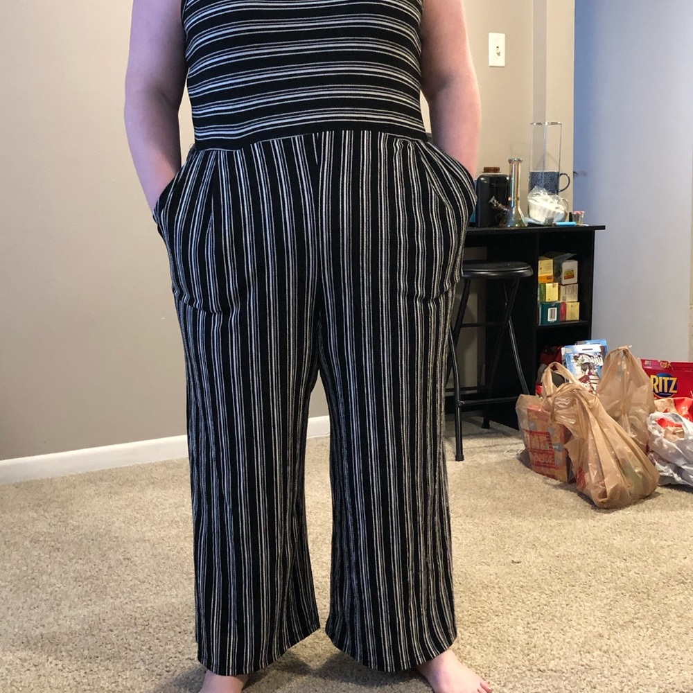 Striped Jumpsuit